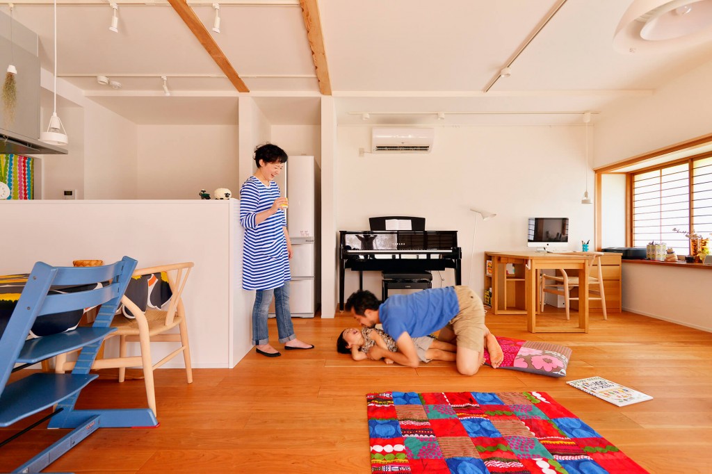 部分リフォーム・リノベーションのメリット２：よく使うリビングの一階だけ、子供部屋の間仕切りなど、住みながら育てていく家