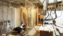横浜市都筑区マンションリノベーション・リフォーム現場レポ① フルスケルトンから躯体現しの天井仕上げ＊
