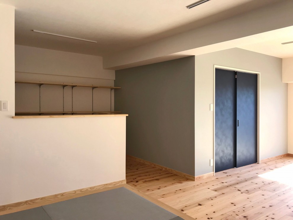 施工現場レポ「川崎市高津区ワンストップリノベーション現場レポ② 無垢杉フローリングと小上がりのある癒し空間*完工編」