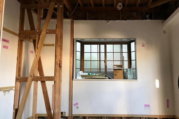 横浜市戸建てリノベーション現場レポ①憧れの“古民家風リフォーム”を実現!*工事編
