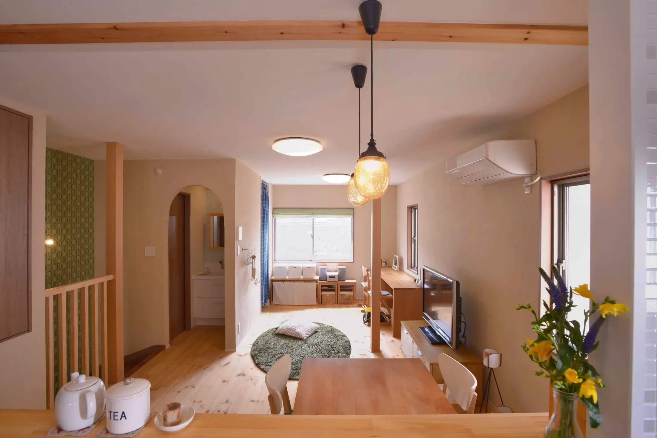 無垢材を使った戸建てリノベーションのお住まい