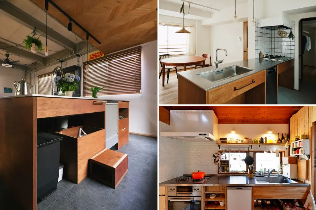 造作キッチン|生活動線に合わせた使いやすさと美しさを両立