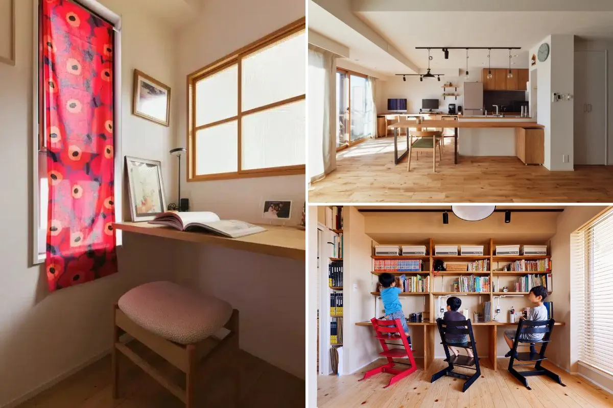 造作カウンター・ワークスペース|暮らし方に合わせた多用途デザイン