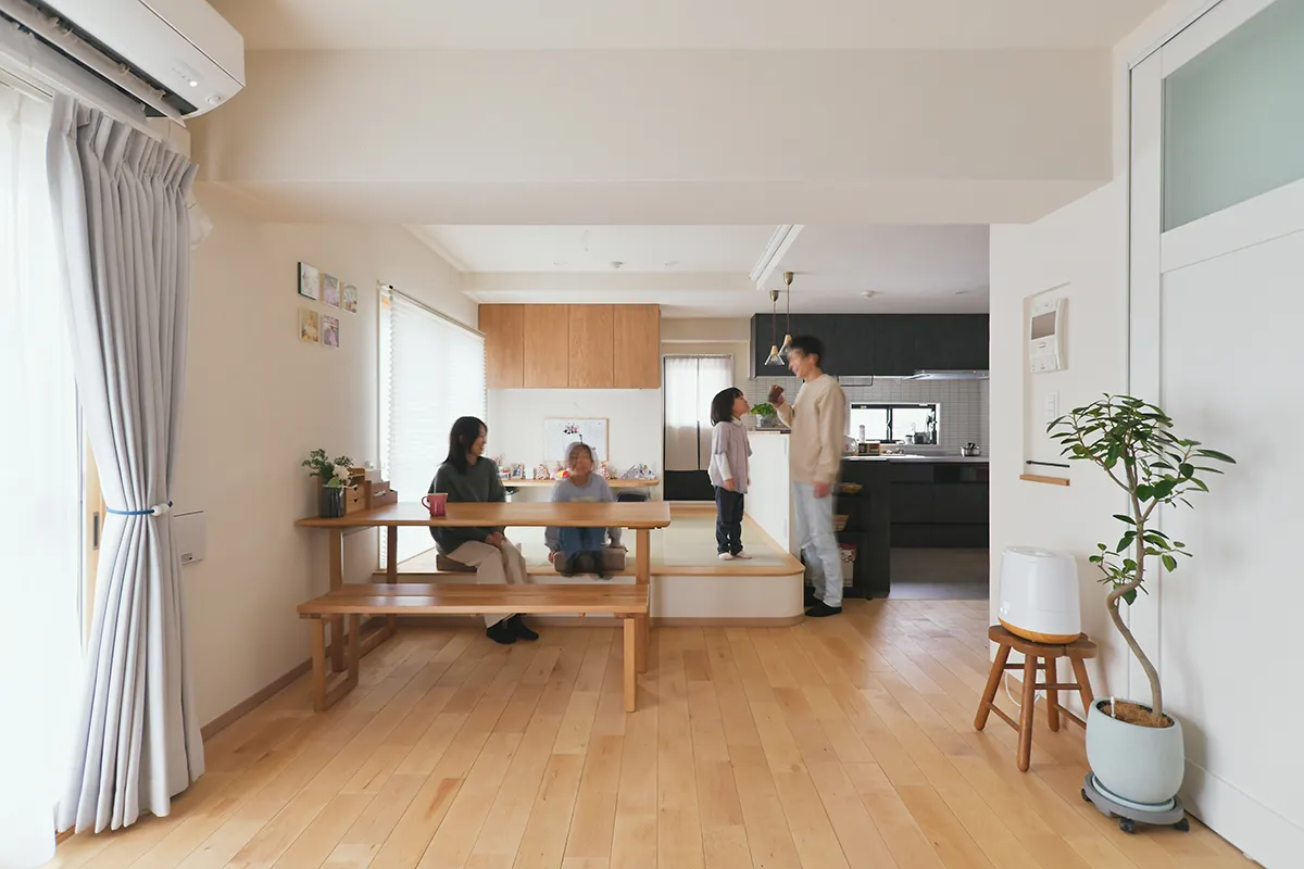 リフォーム・リノベーション施工事例 case89「からだ想いを重ねて」を更新しました