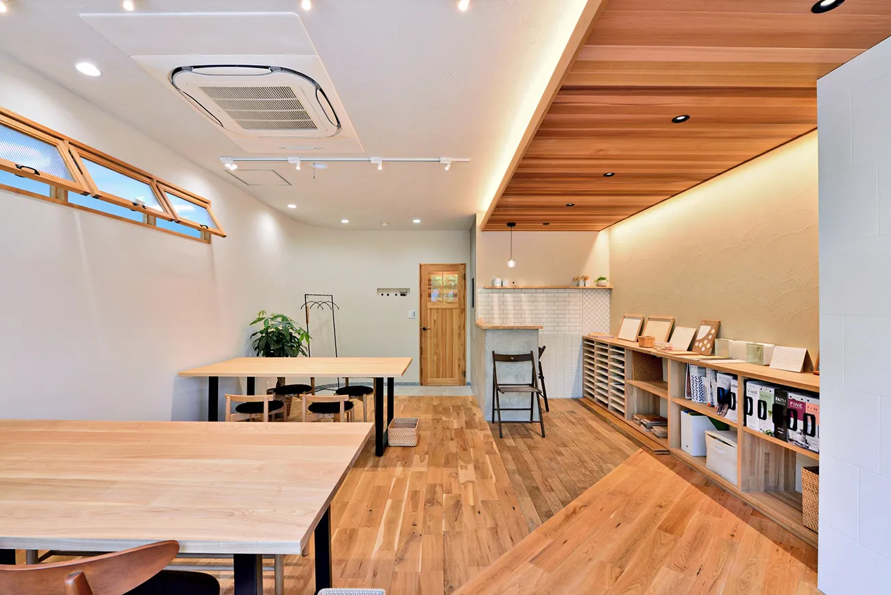 リノベーションの質感を体感できる横浜仲町台の夢工房ショールーム内観