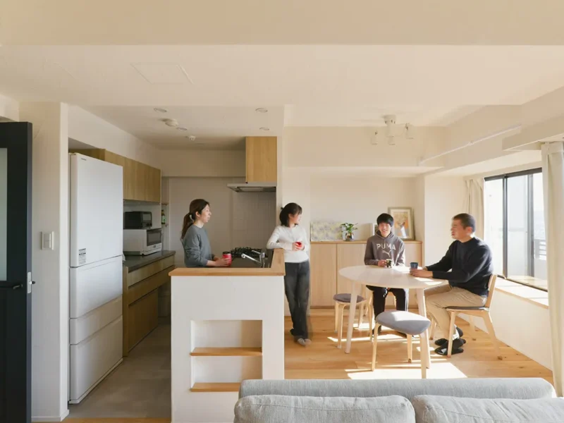 リフォーム・リノベーション施工事例 case90「ひかりを編む間取り」を更新しました